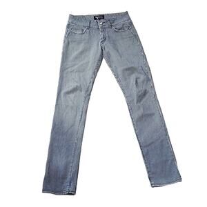 Vtg 90s Bik Bok Tough Love "Fritz Stripe" Jeans Pin stripes 32x35 Juniors 13-15